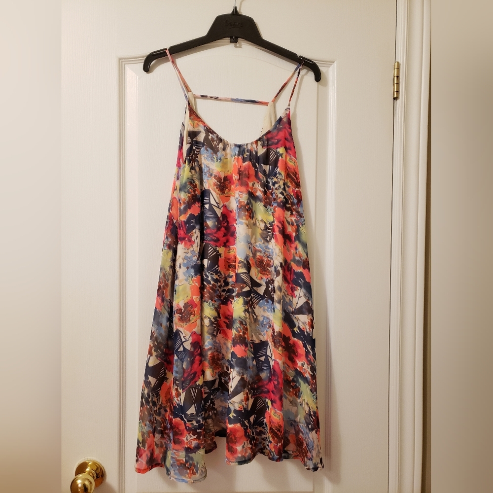 Women's Dex Floral Abstract Loose fitting dress